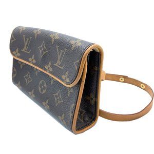 100% AUTHENTIC LOUIS VUITTON MONOGRAM CANVAS FLORENTINE POCHETTE